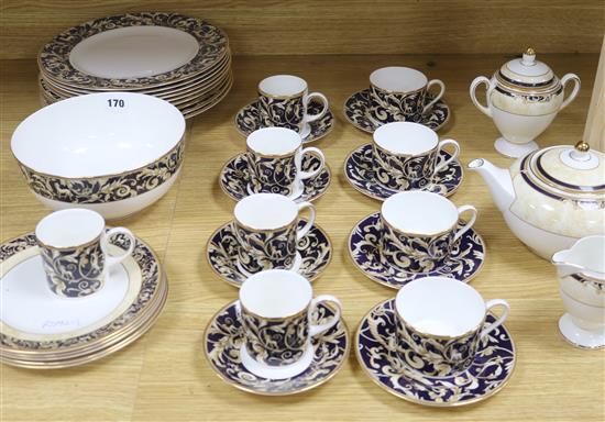 A Wedgwood Cornucopia pattern tea and coffee service